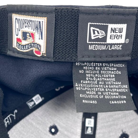 New York Yankees New Era Cooperstown Collection Cap Hat M/L Elastic Navy Blue - Picture 2 of 15